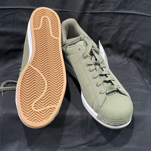 ADIDAS SUPERSTAR PURE LACE UP - MENS 8.5- OLIVE GR - Picture 9 of 11